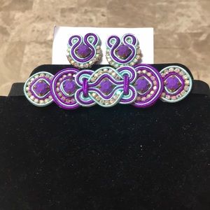Women’s Handmade Soutache Choker Set